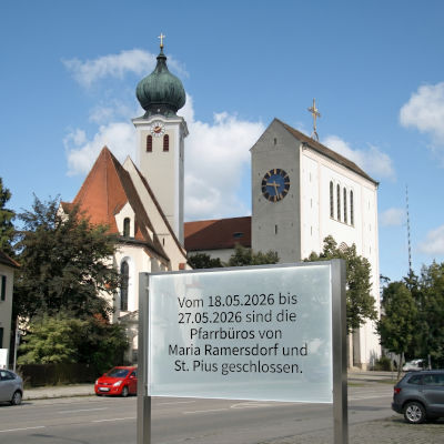 Pfarrbüros vom 18.05.2026 bis 27.05.2026 geschlossen
